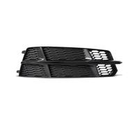 BWVMVB Fog Lights Copertura Per Paraurti Anteriore Auto Per A6 Per C7 Per A6L Per S Per Line 2015 16 17 2018 Fendinebbia Griglia Esagonale A Nido D'ape 4G0807681AN Fendinebbia Auto(Nero a destra)