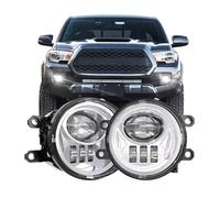 BWVMVB Fog Lights Per Corolla Per Matrix 2009 2010 2011 2012 2013 Per Prius 2010-2011 Fendinebbia A LED Paraurti Anteriore Luce Guida Per Camion Fendinebbia Auto(A Pair of Chrome)
