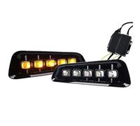 BWVMVB Gruppo Ottico Anteriore 1 Set Lampada Fendinebbia A LED Commutatore Indicatori Direzione A Marcia Diurna Compatibile Per Ford Per F150 Per Raptor Gen 2 2017-2020 Fari Auto