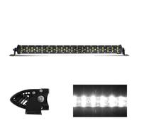 BWVMVB Gruppo Ottico Anteriore Barra Luminosa A LED Sottile Da 6D 12V E 24V 20 Cm 96 Per La Guida Di Camion 4x4 Fuoristrada Per Jeep Auto Fari Auto(2-Rows 50cm)