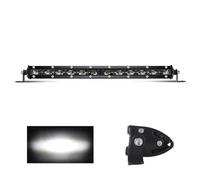 BWVMVB Gruppo Ottico Anteriore Barra Luminosa A LED Sottile Da 6D 12V E 24V 20 Cm 96 Per La Guida Di Camion 4x4 Fuoristrada Per Jeep Auto Fari Auto(35cm)