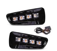 BWVMVB Gruppo Ottico Anteriore Luci Diurne A LED Per Auto 12 V Indicatori Direzione Dinamici Fendinebbia DRL Per Ford Per Raptor SVT Per F150 2010-2014 2 Colori Fari Auto