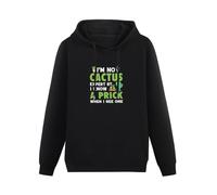 Bww Print Ltd I'm No Cactus Expert But I Know A Prick When I See One Funny Rude Explicit Adult Pullover Hoody Black XL