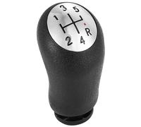 BWWIEZRS Pomelli Leva Cambio Compatibile con Twingo 3 2014-2020 per Laguna 2 2001-2007 Pomello del Cambio A 5 Marce Leva del Cambio, Maniglia di Ricambio(Chrome)