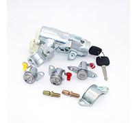 BWZJS Set completo di 4 pezzi Cilindro a barilotto della serratura del bagagliaio della porta di accensione, for TOYOTA, for Corolla, AE110 1996-2002 Serratura portiera auto