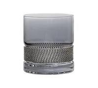 Bx9rE7tK3g bicchieri di vetro Bicchiere di cristallo lusso senza stelo, bicchieri da whisky con base pesante Tazze di vetro(Grijs,Piccolo)
