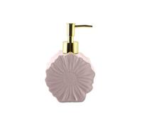 Bx9rE7tK3g Dispenser per Lavaggio a Mano Bottiglia erogatrice di Shampoo e Gel Doccia 240 ml detersivo for bucato in Ceramica Bagno e Cucina(Pink)