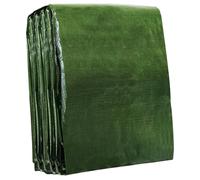 BXAEYIPOR Telo di copertura impermeabile, multiuso in tessuto con occhielli, antistrappo e resistente ai raggi UV, per mobili da giardino, piscina, mobili da giardino, trampolino auto, verde
