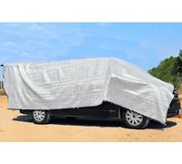 BXAEYIPOR Telo ombreggiante in alluminio, 35 x 50 m, riflettente 80% alluminio, per auto, giardino, pergola esterna, prato. Panno ombreggiante in alluminio con bordi e fori, telone riflettente al