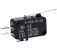 BXCONJUBC Micro interruttori Interruttore Interruttore di Viaggio Viaggiata Contatto Switch-Reset momentaneo V-15 V-151 V-152 V-153 V-154 V-155 V-156-1C25(V-152-1c25)