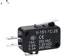 BXCONJUBC Micro interruttori Interruttore Interruttore di Viaggio Viaggiata Contatto Switch-Reset momentaneo V-15 V-151 V-152 V-153 V-154 V-155 V-156-1C25(V-151-1c25)