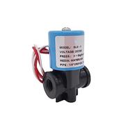 BXCONJUBC SLC-1 Distributore di Acqua in plastica a 2 Vie Mini elettrovalvola da 1/8 Pollici BSP 12 V 24 Chiusura Normale for Macchina depuratore d'Acqua 1 pz(DC12V)