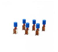 BXCONJUBC Switch 6Pcs Straight Itch PS-22F02 Six-Pin Loc Self-Loc Switch/No Switch/Button Un Set di Pulsanti e Cappelli(Blue,Self-Locking)