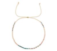 BXDA Braccialetti con perline da donna, stile boho, fatti a mano, regolabili, con perline colorate, ideali come regalo per l'estate e la spiaggia., 6"-11", Pietra, Non pietra preziosa