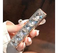 BXFFFCEO Accendino elettronico antivento, mini accendino elettrico, ricaricabile tramite USB, accendino al plasma leggero con design decorativo femminile e strass brillanti in colore B