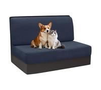 BXFUL Copridivano per Dinette Camper, Divano Dinette Coprisedili, Elasticizzato Jacquard Fodera Divano Protezione Lavabile per Camper, Auto, Panca (Blu navy)