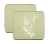 BXFUL Copriseduta Divano Impermeabile da Esterno, Fodera per Cuscini del Divano da Giardino con Cerniera, Coprisedile Sostitutivi Universale per Divano e Sedile (Beige,60x55cm(2pcs))