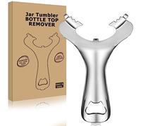 Bxgnip Apri barattoli senza coperchio ammaccature o danni, apribarattoli multifunzionale, facile da ruotare, manuale, apribottiglie, realizzato per tutta la vita