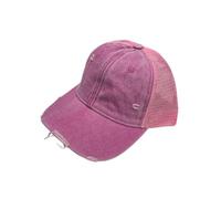 BXHHUDK Cappellino da Baseball Distressed Mesh Trucker cap Green Washed Frayed Regolabile Back Cappello per Casual Daily Outdoor Summer Wear