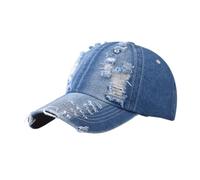 BXHHUDK Cappellino da Baseball Summer Outdoor Sun Shade Washed Denim Cappello per Gli Uomini Snapback Trucker Cappelli Donne A Foro Indossati