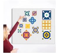BXI Quilt Design Wall, Thick Sturdy Flannel Quilters Design Board, 16 x 12 x 0.5 inches, 6 Pcs, Portable Quilting Wall Panels Hold Fabric Firmly, Sewing Quilting Supplies for Quilt Block Projects