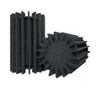 BXI Trappole per basso impilabili, confezione da 2 pezzi, 25,9 x 41 cm, grandi assorbitori di eco acustici, trappola autoportante in schiuma di feltro a bassa frequenza, trattamento acustico per casa