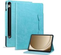 Bxithnr Custodia per Samsung Galaxy Tab S9 FE 10.9''/Tab S9 11'' 2023/ Tab S10/S8/S7, Ultra sottile Cover con Slot Per Schede Fibbia per Orecchie di Gatto, Cielo blu