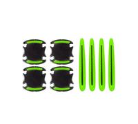 BXJNDM 8 Pezzi Protezione Sportelli Auto per Alfa Romeo Mito 147 156 159 166, Pellicola Protezione Maniglie Porte AntiGraffio per Maniglia della Portiera,Green