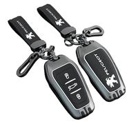 BXJNDM Auto Custodia Portachiavi per Peugeot 307 206 308 408 508 2008 3008 4008 5008 4007 107 407 207 507 306, Portachiavi Impermeabile Antigoccia Borsa Chiavi Portatile Key Shell Accessori