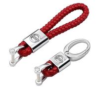BXJNDM Portachiavi Auto per Volvo C40 Recharge 2021-, Anello Chiave Resistente Personalizzato Portachiavi Accessorio per Chiavi Macchina,Red-A