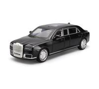 BXJUCBHDO Modellini in scala 1:24 For Arus President Alloy Diecast Car Model Simulation Six-Porte Luxury Toy Gift Collection Ornament Veicoli a motore(Black-boxed)