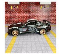 BXJUCBHDO Modellini in scala 1:24 For Shelby GT500 Alloy Diecast Sports Car Modello In Miniatura Ornamenti Simulazione Collezione Porte Possono Aprirsi Veicoli a motore(Black)