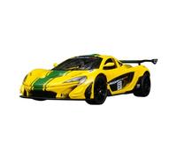 BXJUCBHDO Modellini in scala 1:24 Modello Auto Da Corsa Lega For McLaren P1 GTR Decorazione Statica La Portiera Può Essere Aperta Ruota Anteriore Girata Veicoli a motore(Yellow)