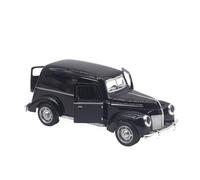 BXJUCBHDO Modellini in scala 1:32 For Ford Alloy Classic Car Model Ornaments Pull-Back Die-Cast Collection La Porta Dell'ornamento Può Essere Aperta Veicoli a motore(Black)