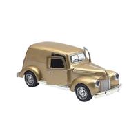 BXJUCBHDO Modellini in scala 1:32 For Ford Alloy Classic Car Model Ornaments Pull-Back Die-Cast Collection La Porta Dell'ornamento Può Essere Aperta Veicoli a motore(Gold)