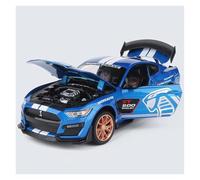 BXJUCBHDO Modellini in scala 1:32 For Ford Mustang Shelby GT500 Diecast Sports Car Alloy Car Model Pull Back Simulazione Roadster Ornamento Veicoli a motore(C)