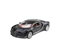 BXJUCBHDO Modellini in scala 1:36 For Bugatti Chiron Alloy Model Car Simulazione Fuoristrada Miniatura Ornamenti Pregiati Artigianato Da Collezione Veicoli a motore(Black)