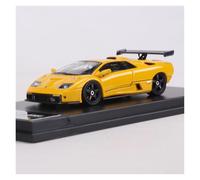 BXJUCBHDO Modellini in scala 1:64 For Lamborghini Diablo GTR Lega Pressofusa Modello Auto Simulazione Ornamento Statico Classico Replica Da Collezione Veicoli a motore(Yellow)