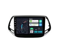BXLIYER 10.1 Pollici 2G+64G Autoradio Per Jeep Compass (2017-2021) - Senza fili CarPlay + Android Auto - Android 15 - GRATUITI Camera - DAB Volante Mirror-link DSP Dual-Band WIFI - 2 Din