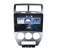 BXLIYER 10.1 Pollici Autoradio Per Jeep Compass 1 MK (2006-2010) - Senza fili CarPlay + Android Auto - Android 14 - GRATUITI Camera - DAB Volante Mirror-link DSP Dual-Band WIFI - 2 Din