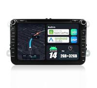 BXLIYER Android 14 Autoradio Compatibile con Skoda/POLO/PASSAT / B6 / CC/GOLF/Fabia Radio Navi - GPS 2 Din - Telecamera Canbus - 2G/32G - 8 Pollici - DAB WLAN Bluetooth 4G Carplay Android Auto
