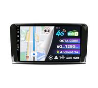 BXLIYER [Built-in 4G DAB] - 6G+128G - Android 14 Autoradio Per Mercedes Benz GL ML Class W164 X164 ML350 ML450 ML500 GL320 GL450 - Wireless CarPlay Android Auto Camera + MIC HDMI QLED 9 Pollici 2 Din