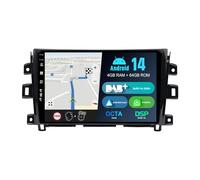 BXLIYER |Built-in DAB| Android 14 Autoradio Per Nissan NAVARA NP300 (2016-2018) - CarPlay/Android Auto - 4G+64G - LED Camera + MIC - Volante 360-CAM Dual-Band WIFI DSP Bluetooth - IPS 9 Pollici 2 Din