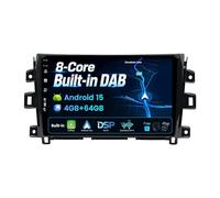 BXLIYER |Built-in DAB| Android 15 Autoradio Per Nissan NAVARA NP300 (2016-2018) - CarPlay/Android Auto - 4G+64G - LED Camera + MIC - Volante 360-CAM Dual-Band WIFI DSP Bluetooth - IPS 9 Pollici 2 Din