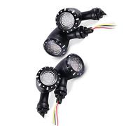 BXNLY Moto Luce Fanale Posteriore Per Moto, Luce Posteriore, Luci Di Segnalazione, Indicatori Di Direzione, Per Honda ADV150 2019 2020 2021 2022(Black)