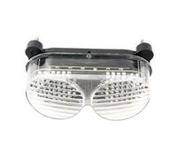BXNLY Moto Luce Lampada Di Segnalazione Svolta Per Motocicletta Targa Per KAWASAKI Per Ninja ZX6R J1/J2 2000 2001 2002(Clear)