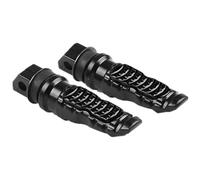 BXNLY Pedale di Riposo 2 Pz 8 MM Foro in Alluminio Moto Passeggero Posteriore Pedane Pedali Poggiapiedi Scooter Pedana Moto Pedale per Honda MSX125 MSX 125(Black)