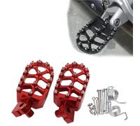 BXNLY Pedale di Riposo Pedane per Aprilia per Tuareg 660 2022 2023 2024 Accessori per Moto Pedane Poggiapiedi Pedali Poggiapiedi Ricambi(Red)