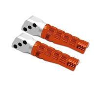 BXNLY Pedale di Riposo per Kawasaki ZX-10R ABS ZX10R ZX 10R ZX 10 R ABS 2008-2015 2009 2010 2011 2012 2013 2014 Moto Poggiapiedi Passeggero Poggiapiedi Pedali Posteriori(Orange)