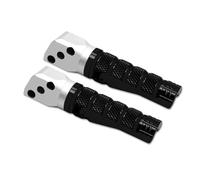 BXNLY Pedale di Riposo per Kawasaki ZX-10R ABS ZX10R ZX 10R ZX 10 R ABS 2008-2015 2009 2010 2011 2012 2013 2014 Moto Poggiapiedi Passeggero Poggiapiedi Pedali Posteriori(Black)